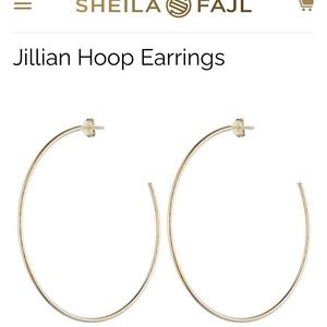 Sheila Fajl Jillian Hoop Earrings